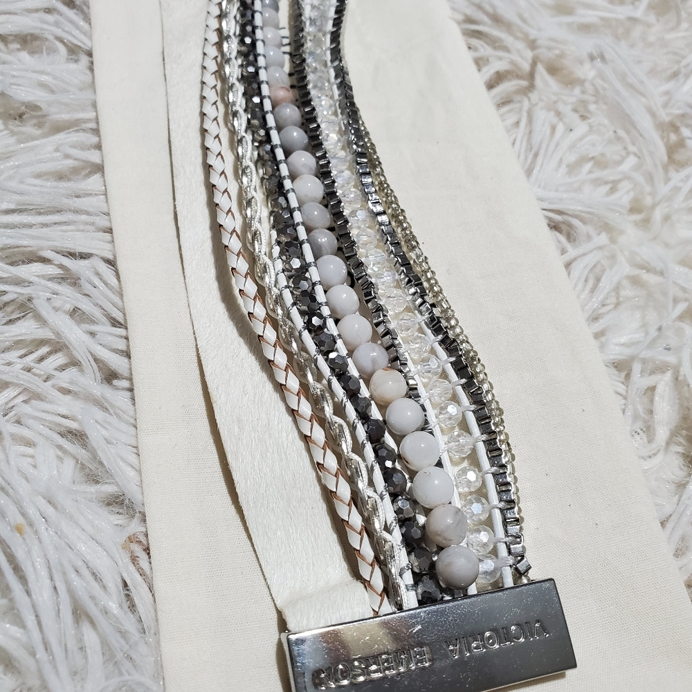 Victoria Emerson white cuff bracelet